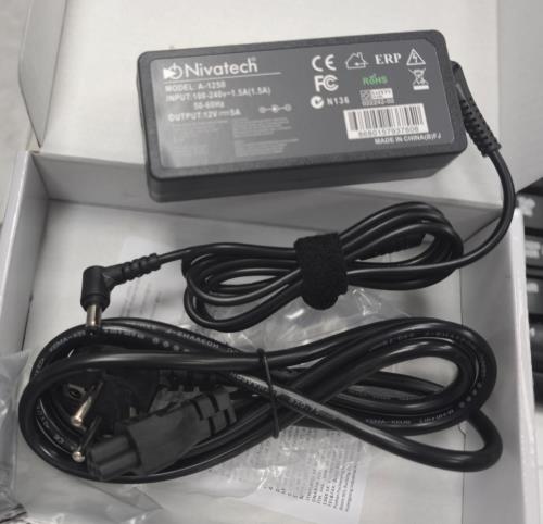 NIVATECH A-1250 12V/5A KAMERA ADAPTOR GUVENLİK ADAPTORU KAMERASI ADAPTÖRÜ